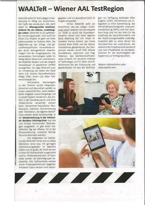 WAALTeR Bericht in WIEN! in Arbeit, Ausgabe Nr.02/2017, Oktober 2017